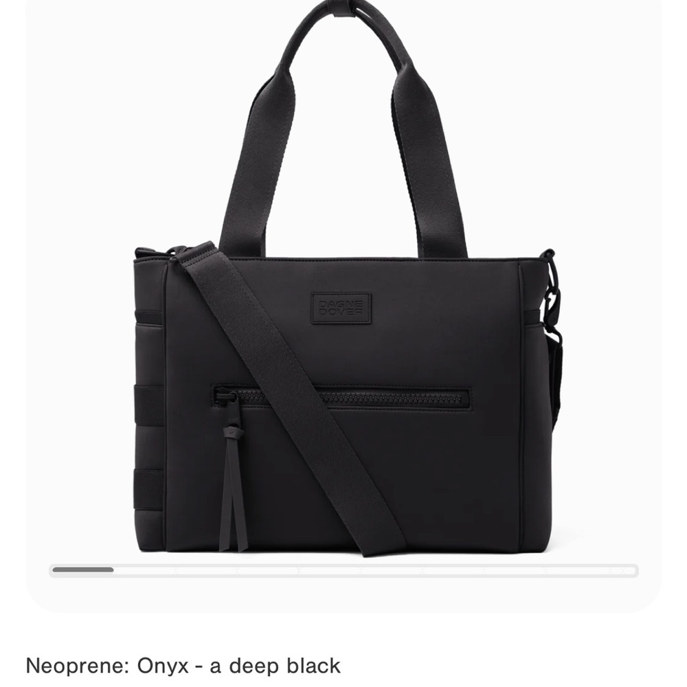 Dagne Dover Onyx Neoprene “Wade” bag